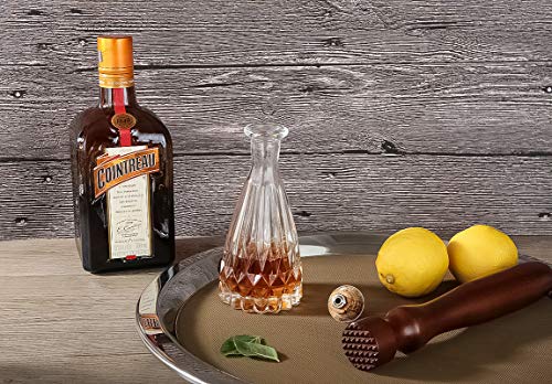 Bitters Bottle - DaVinci Bitter Bottle For Cocktail, 5oz / 150ml, Glass Dash Bottle With Stainless Steel Dasher Top - DSBT0015 (5oz/150ml) - Thumbnail 2