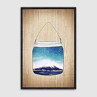 Framed Canvas Wall Art Bottle and Bulb Canvas Prints Home Artwork Decoration for Living Room,Bedroom - 16x24 inches