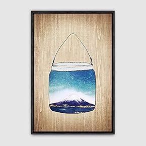 Framed Bottle and Bulb Home Artwork for Living Room Bedroom