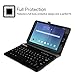 Fintie Keyboard Case for Samsung Galaxy Tab E 8.0, Slim Fit Folio PU Leather Case with Detachable Magnetical Bluetooth Keyboard for Galaxy Tab E 32GB SM-T378/Tab E 8.0 SM-T375/T377, Love Tree