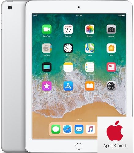 Apple iPad Wi-Fi 128GB with AppleCare+ - Silver MR7K2LL/A (Early 2018)