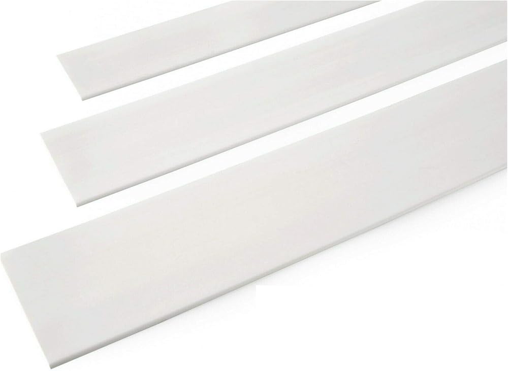 Cezar 6m Flat PVC Architrave White Door Window Trim 236.22in 100mm