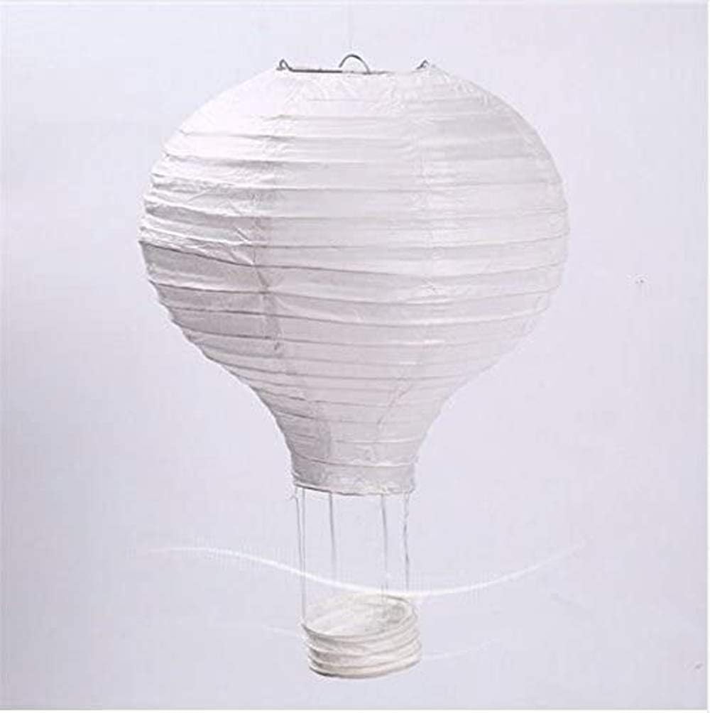 Worldoor 12''30cm/16"40cm Rainbow Hot Air Balloon Paper