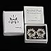 KUBOOZ Ear Piercings Plugs Tunnels Jewelry Gemmed Flower Drop Eyelets Stainless Steel Flare Screw Back Plugs Gauges 3/4