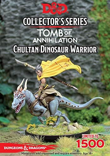 Gale Force Nine- Tomb of Annihilation - Chultan Dinosaur Warrior, Multicoloured