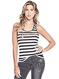 G by GUESS Women's Reanna Sequin Logo Tank