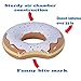 XFlated Donut Float, Inflatable Donut Pool Float Chocolate, Pool Beach Toy Kids, Donut Ring 33 Inches