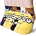Popular Minions Character Socks (Onesize, 6 Pairs)