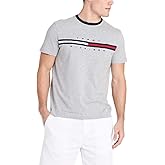 Tommy Hilfiger mens Short Sleeve Signature Stripe T-shirt