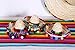 Crazy Night Natural Straw Mini Sombrero Mini Mexican hat,Tabletop Party Supplies,Fiesta Party Birthday Party Decorations Cinco de Mayo Party(Pack of 6)
