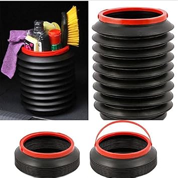 Collapsible Plastic Bucket, Dustbin, Folding Organizer for use at Car and  Home.: Amazon.in: Car & Motorbike