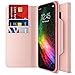 Galaxy S8 Wallet Case, Maxboost [Folio Style w/ Hand Strap] Premium Samsung Galaxy S8 (2017) Card Case STAND Feature [Rose Gold] PU Leather Flip Cover with Card Slot + Side Pocket Magnetic