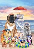 Lifeguard Dogs Decorative Flag By Custom Decor 12