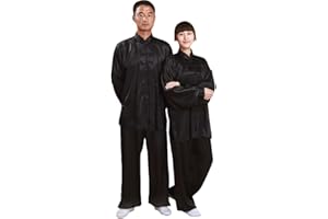 ZooBoo Unisex Korean Silk Tai Chi Uniforms Kung Fu Clothing
