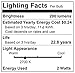 DORESshop LED A19 Filament String Light Bulbs, 15W Incandescent Equivalent, E26 Base Decorative Antique Filament LED Starry Fairy Light, Indoor Hanging Lights for Christmas Festival, Warm White, 2Pack