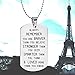 Elegant Chef Inspirational Jewelry Necklace- Always Remember You are Braver Than You Believe- Gift for Men Women
