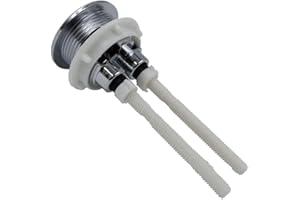 Dogxiong 38mm/1.5 inch Dual Push Flush Toilet Button Replacement with Thread Diameter