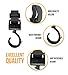 Boxiki kids Set of 2 Stroller Hooks for Bags, Purses, Water Bottles & More | Stroller Hooks Bag Hanger Clips | 360 Degree Swivel Stroller Carabiner Hooks | Stroller Hook Set for Mommy