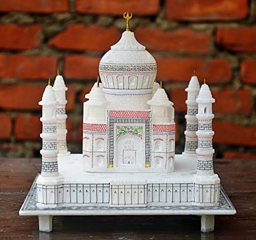 AKS handicraft Tajmahal Replica Reconstructed Model/Symbol of Love/Taj Mahal Gift - White Marble