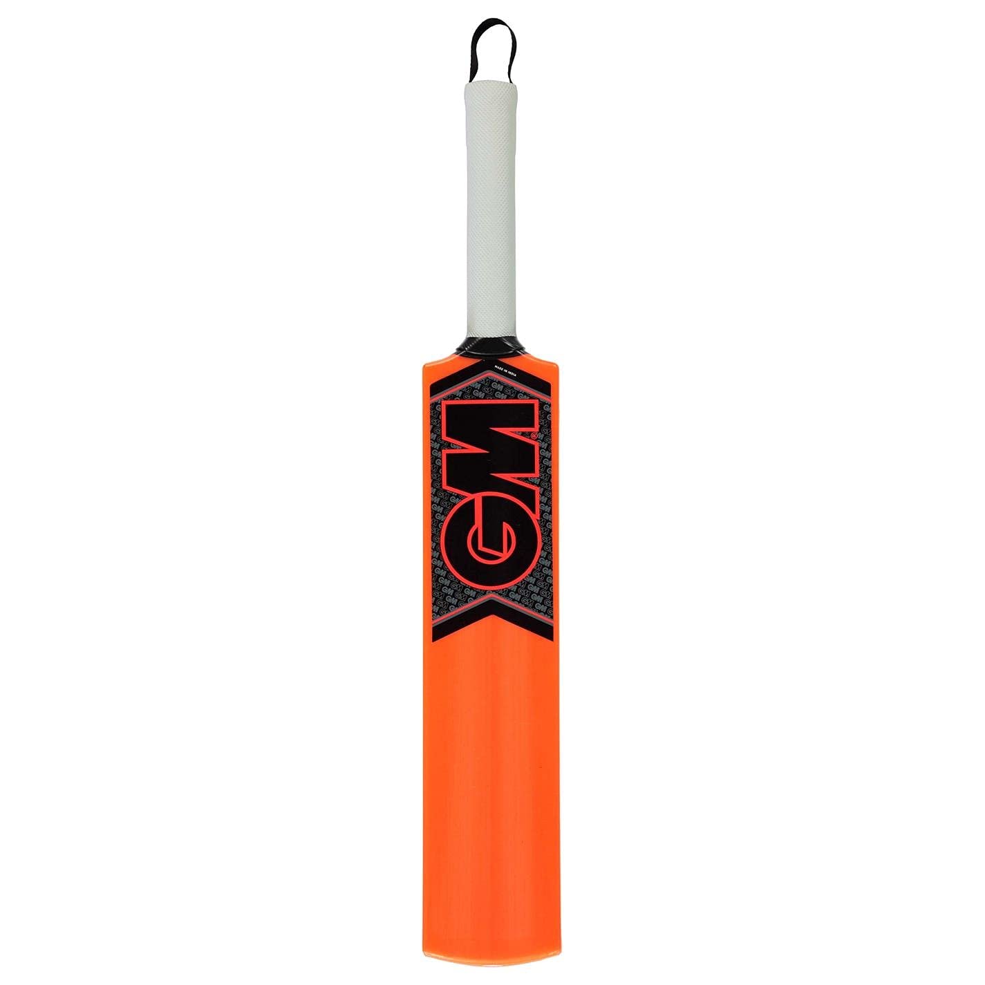 Gunn & Moore GM Kids Cricket Rubber Grip Bat | Opener | Moulded Plastic All-Weather | for Children Ages 4-8, Orange