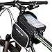 Great Dipper Wheel UP Bike Frame Bag Touch Screen | Tough Case | Large Safty Reflective| Mobile Cell Phone Bag Top Tube Bag for 6.2”Phonethumb 1