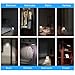 3pcs Motion Sensor Light, Silipower USB Rechargeable Cordless Wall Light Step Light for Hallway, Closet, Stairs, Bedroom, Nursery. No Battery Required, With 3M Adhesive,Magnetic Strip