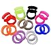 Longbeauty 22pcs/18pcs Soft Silicone Ear Gauges Flesh Tunnels Expander Stretchers Piercing Mixed Color Set (9 Pairs of Gauge=4mm(6g))