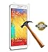 Samsung Galaxy Note3 Screen Protector, SOOYO(TM) Premium Tempered Glass Screen Protector (2.5D Round Edge/99% Clarity/Shatter-Proof/Bubble Free) for Samsung Galaxy Note3 [Lifetime Warranty]-[1Pack]