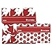 Lunchskins Reusable 2-Pack Bag Set, Canine Red (1 Sandwich + 1 Snack)