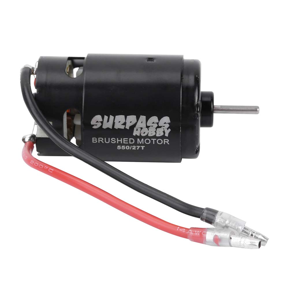 VGEBY1 Remote Control Car Motor, 550 Brushed Motor Brushed Motor Parts for RC Model Car(27T) Model Toy