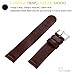 VIMVIP 20mm Genuine Leather Watch Band Strap for Moto 360 2nd Gen 42mm Samsung Gear S2 Classic (Brown)