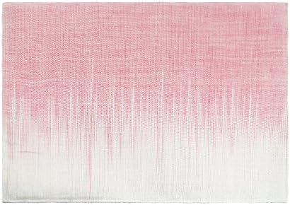 Riverbyland Ramie Gradient Pink Placemats For Dining Table Set Of 4