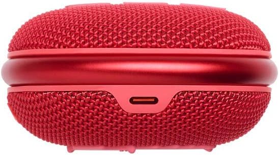 JBL Clip 4 - Bluetooth Portable Speaker with Integrated Carabiner, Waterproof and Dustproof, in Red - Image 4