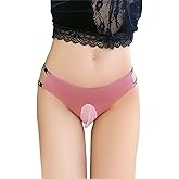 FASXIR Sexy Low Waist Panties Seamless Bikini Thong Pouch Briefs Ice Silk Underwear for Women Men