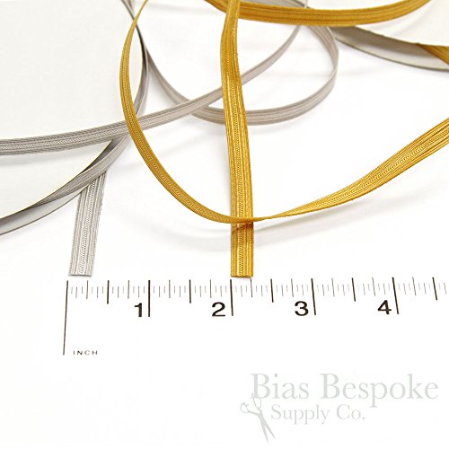 5 Yard of FLINT 1/4" Double-Stripe Metal Wire Bullion Trim, Silver