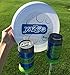 SeaTurtle Sports Yazoo Bottle Beersbee Disc Toss Game with Soft Surface Spike