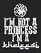 Panoware Women's I'm Not a Princess I'm a Khaleesi T-Shirt, Black, Large