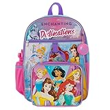 Disney Princess Backpack and Kids Lunchbox School Supplies Set
