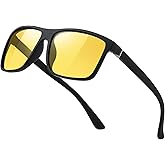 KWHZXGYY Sunglasses Men Polarized Sunglasses for Mens and Womens,Black Retro Sun Glasses Driving Fishing UV Protection