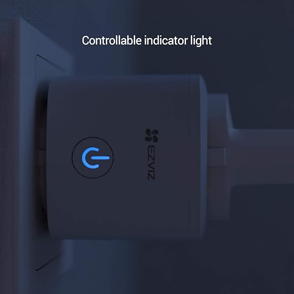 EZVIZ T30 Enchufe Inteligente WiFi con Control Remoto Smart Plug Mini Tamao sin Necesidad de Concentrador Funciona con Mvil Compatible con Alexa Amazon Echo Google Home Blanco