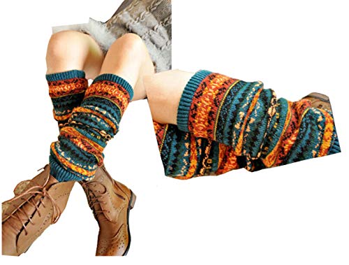 Lucky staryuan Black Friday Women Set of 3 Wool Knit Leg Warmer Boot Warmer (Style 2)