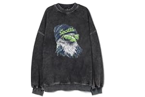 Bellelement Funny Football Team Mascot Sweatshirt Cartoon Animal Football Shirt