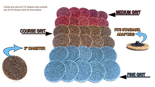 JG Pro2" Assorted Grit Quick Change Sanding Discs