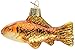 Old World Christmas Goldfish Glass Blown Ornament for Christmas Tree, Handcrafted Holiday Decoration, Pet Collection
