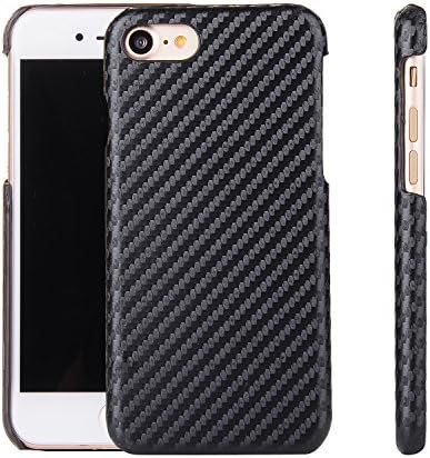 iPhone6 &amp; 6plus Carbon Fiber case luxury Ultra Thin full cover (IPHONE 6/6S Plus Black)