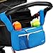 Baby Stroller Organizer and Diaper Bag by Deluxer Features Adjustable Universal Fit, 2 Bottle Holders