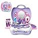 Gizmovine Play Makeup for Little Girls Princess Toys Pretend Make Up kit for Toddlers Kids Age 2 3 4 5 6 Year Old