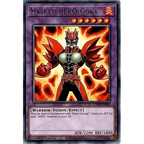 Masked HERO Vapor - TOCH-EN044 - Rare - 1st Edition - View 6