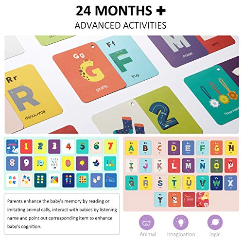 beiens Flash Cards for Toddlers 26 Years Baby Flash CardsDouble