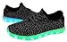 EcoCity Casual Comfortable Toddler Kids Shoes Fashion Colorful Led Light Up Sneaker for Boys Girls Breathable Slip-on Loafers (KS001B1-27)